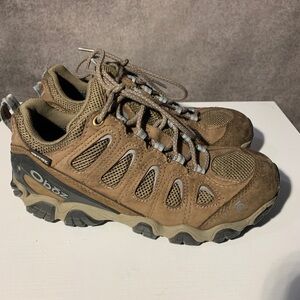Oboz Sawtooth Mens SZ 8 Brown B-DRY Low Waterproof Hiking Outdoor. Keen Insole